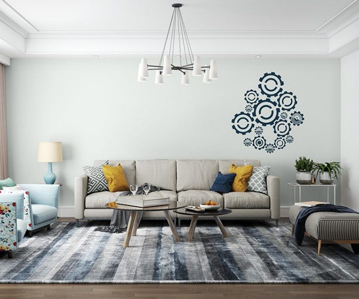 Mechatronics Stencil Wall Paint