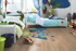 Pergo - Laminated Wooden Flooring -  Domestic Extra Uniclic - Chalked Oak