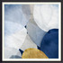 Abstract Square Wall Art Paint - Blue Bubbles I - HSAV-435980