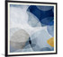 Abstract Square Wall Art Paint - Blue Bubbles II - HSAV-435981