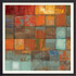 Abstract Square Wall Art Paint - Ecetera II - HSAV-78896