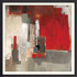 Abstract Square Wall Art Paint - Crimson Tide - HSAV-79573