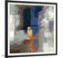 Abstract Square Wall Art Paint - Indigo Touch - HSAV-79574