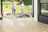 Classic Oak Beige Impressive Laminated Wooden Flooring