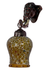 Online India Home Interior Luxury Decorative Fancy Light - Emerald Wall Light - Rustic Cast Aluminium Bronze Elephant Wall Sconce with Amber Yellow Crackle Glass shade