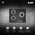Kaff  Hobs - CRH 603 -  Black Coated 3 Tornado Style Burners