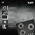 Kaff  Hobs - CRH 603 -  Black Coated 3 Tornado Style Burners