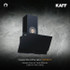 Kaff -  NOVA SV 60 - Full Black Tempered Glass - Matt black rust free coating - Chimney