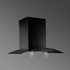 Kaff -  ELF DHC 60 - Black Curved Tempered Glass - Dry Heat auto Clean Technology - Chimney