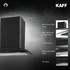 Kaff -  OPEC BGX 60 - Matt Black - Aluminum and Baffle Filter Chimney - Chimney