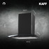 Kaff -  OPEC BGX 60 - Matt Black - Aluminum and Baffle Filter Chimney - Chimney