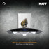 Kaff - STELLA DHC 90 SS - Front Black Glass Stainless Steel - Filter-Less + Dry Heat Auto Clean Technology - Chimney