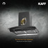 Kaff - SIGMA DHC 60 - Matt black - Dry Heat Auto Clean Technology - Chimney