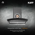 Kaff - SIGMA DHC 60 - Matt black - Dry Heat Auto Clean Technology - Chimney