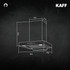 Kaff -   LUMEX DHC 60 - Front panel with black glass - Dry heat auto cleaning technology - Chimney