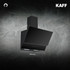 Kaff - NOVA TC 60 - Full Black Tempered Glass - Aluminium Filter - Chimney