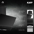Kaff - NOVA TC 60 - Full Black Tempered Glass - Aluminium Filter - Chimney