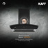 Kaff - ROVER DHC 60 - Matt Black - Hassle Free Filter Less + Dry Heat Auto Clean Technology - Chimney