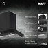 Kaff - MAURICE BF DHC 60 - Matt Black Finish with Black Glass Front - Dry Heat Auto Clean Technology - Chimney