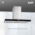 Kaff -  CANARY DHC BF 90 - Stainless Steel Finish with Round Edges - Touch Controls with Digital Display Panel - Chimney