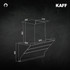 Kaff - CELINO 90 - Black Tempered Glass Chimney - Filter-Less Technology - Chimney