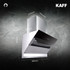 Kaff - CELINO 90 - Black Tempered Glass Chimney - Filter-Less Technology - Chimney