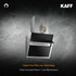 Kaff - MARBELLA 60 BLK - Black Tempered Glass - Hassle Free Filter-Less Technology - Chimney