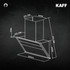 Kaff - MARBELLA 60 BLK - Black Tempered Glass - Hassle Free Filter-Less Technology - Chimney