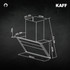 Kaff - MARBELLA 90 WHITE - White Tempered glass -  Filter-Less Technology - Chimney