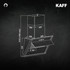 Kaff - CANBERRA 90 - Black Tempered Glass - Filter-Less Technology - Chimney