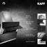 Kaff - CANBERRA 90 - Black Tempered Glass - Filter-Less Technology - Chimney