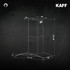 Kaff - LATINO DHC - Matt Black - Dry Heat auto Clean Technology - Chimney