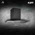 Kaff - VERTU DHC 90 - Matt Black - Dry Heat Auto Clean Technology - Chimney