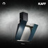Kaff - ESTAL DHC-75 BLACK/GREY - Stainless Steel Front Panel - Dry Heat Auto Clean Technology - Chimney