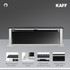 Kaff - TOWNSVILLE 90 - Black Tempered Front Glass - Advanced Downdraft Technology - Chimney