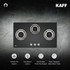 Kaff  Hobs -  CRH 783 -  Black Coated 3 Tornado Style Burners