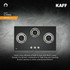 Kaff  Hobs -  CRH 783 -  Black Coated 3 Tornado Style Burners