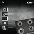 Kaff  Hobs -  CRH 604 -  Black Coated 4 Tornado Style Burners - Metal Knobs