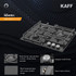 Kaff  Hobs - NVH 603 - 3 Brass Burners