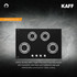 Kaff  Hobs -  HBR 804 A - 4 Brass burners with Auto Electric Ignition
