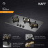 Kaff  Hobs  - BLH 783 - 4 Full Brass High Efficiency Burners with Flame Failure Device and Auto Ignition