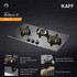 Kaff  Hobs  - BLH-F 783 - 3 Full Brass High Efficiency Burners with Flame Failure Device