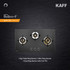 Kaff  Hobs  - BLH-F 783 - 3 Full Brass High Efficiency Burners with Flame Failure Device