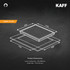 Kaff  Hobs  -  KHNY 77 2TR - 4 Gas Burner with Italian Burners,Auto Ignition And Cast Iron Grills