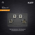 Kaff  Hobs  -  BLH-F 804 BLK - 4 Full Brass High Efficiency Burners With Flame Failure Device