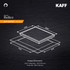 Kaff  Hobs  -  BLH-F 804 BLK - 4 Full Brass High Efficiency Burners With Flame Failure Device