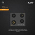 Kaff  Hobs  - MSM 604 - 4 Full Brass High Efficiency Burners with FFD