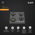 Kaff  Hobs  - MSM 604 - 4 Full Brass High Efficiency Burners with FFD