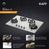 Kaff  Hobs  - BLH-F 804 WHT - 4 Full Brass High Efficiency Burners