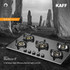 Kaff  Hobs  - BLH-F 865 -5 Full Brass High Efficiency Burners with Flame Failure Device